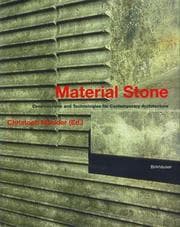 Tapa de Material stone