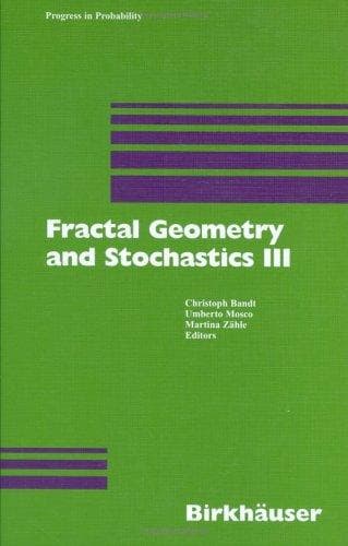 Tapa de Fractal geometry and stochastics III