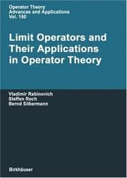 Tapa de Limit operators and their applications in operator theory