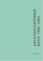 Tapa de Architekturführer Basel 1980-2004