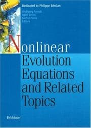 Tapa de Nonlinear evolution equations and related topics