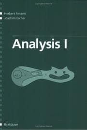Tapa de Analysis I
