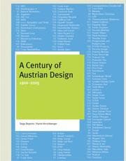 Tapa de A century of Austrian design, 1900-2005