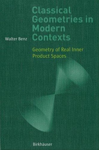 Tapa de Classical geometries in modern contexts