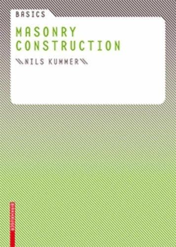 Tapa de Basics Masonry Construction (Basics)