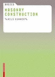 Tapa de Basics Masonry Construction (Basics)