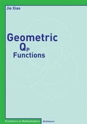 Tapa de Geometric Qp Functions (Frontiers in Mathematics)