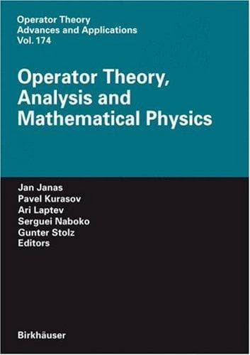 Tapa de Operator theory, analysis and mathematical physics