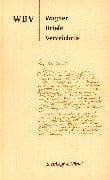 Tapa de Wagner-Briefe-Verzeichnis