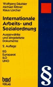 Tapa de Internationale Arbeits- und Sozialordnung
