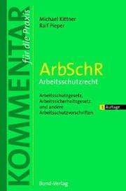 Tapa de ArbSchR, Arbeitsschutzrecht
