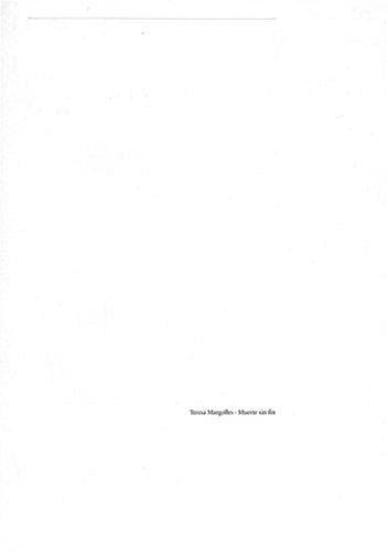 Tapa de Teresa Margolles