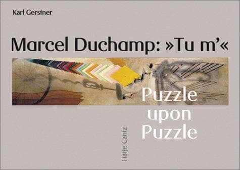 Tapa de Marcel Duchamp-- "Tu m'"