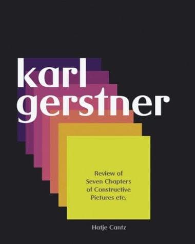 Tapa de Karl Gerstner