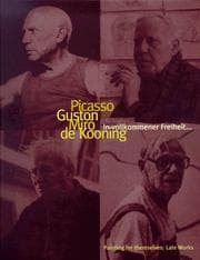 Tapa de Picasso, Guston, Miró, De Kooning