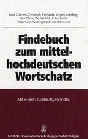 Tapa de Findebuch zum mittelhochdeutschen Wortschatz