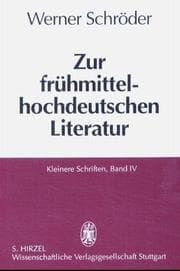 Tapa de Zur frühmittelhochdeutschen Literatur