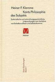 Tapa de Kants Philosophie des Subjekts