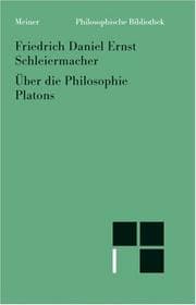 Tapa de Über die Philosophie Platons