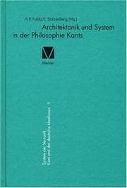 Tapa de Architektonik und System in der Philosophie Kants