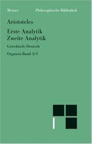Tapa de Organon 3/4. Erste Analytik. Zweite Analytik