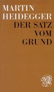 Tapa de Gesamtausgabe Abt. 1 Veröffentlichte Schriften Bd. 10. Der Satz vom Grund