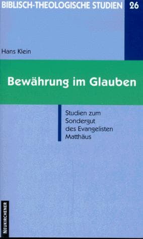 Tapa de Bewährung im Glauben