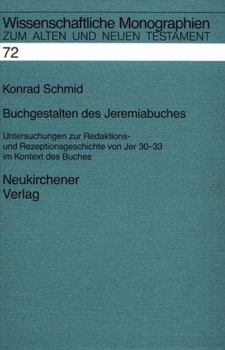 Tapa de Buchgestalten des Jeremiabuches