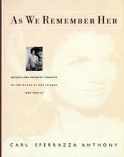 Tapa de As we remember her