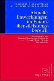 Tapa de Aktuelle Entwicklungen Im Finanzdienstleistungsbereich