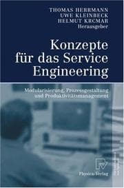 Tapa de Konzepte Für das Service Engineering