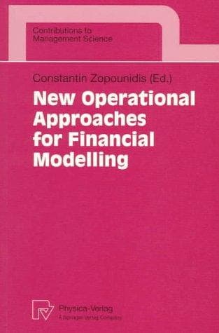 Tapa de New operational approaches for financial modelling