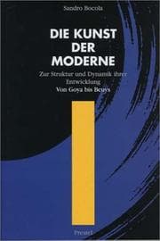 Tapa de Die Kunst der Moderne. Zur Struktur und Dynamik ihrer Entwicklung