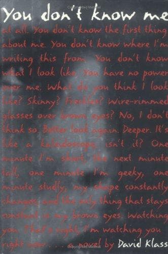 Tapa de You don't know me