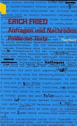 Tapa de Anfragen und Nachreden
