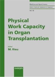 Tapa de Physical work capacity in organ transplantation