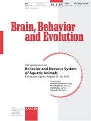 Tapa de Behavior and Nervous System of Aquatic Animals : 7th Symposium, Kanagawa, August 2005 : Special Issue