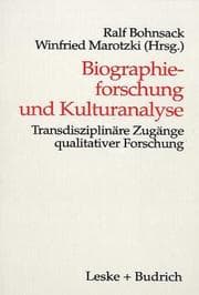 Tapa de Biographieforschung und Kulturanalyse