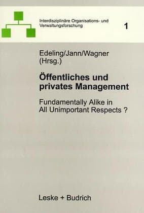 Tapa de Öffentliches und privates Management