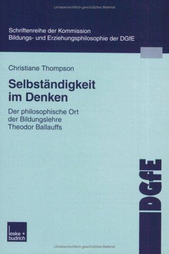 Tapa de Selbständigkeit im Denken