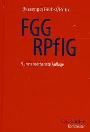 Tapa de Gesetz über die Angelegenheiten der freiwilligen Gerichtsbarkeit