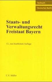 Tapa de Staats- und Verwaltungsrecht Freistaat Bayern