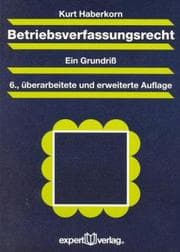 Tapa de Betriebsverfassungsrecht