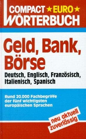 Tapa de Compact Euro Wörterbuch