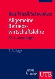 Tapa de Allgemeine Betriebswirtschaftslehre 1. Grundfragen. ( Grundwissen der Ökonomik).