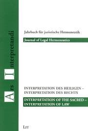 Tapa de Interpretation of the Sacred--Interpretation of Law