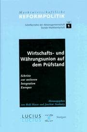 Tapa de Wirtschafts- und Währungsunion auf dem Prüfstand