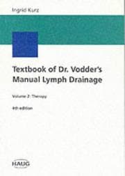 Tapa de Textbook of Dr. Vodder's Manual Lymph Drainage (Volume 2)