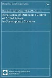 Tapa de Renaissance of democratic control of armed forces in contemporary societies