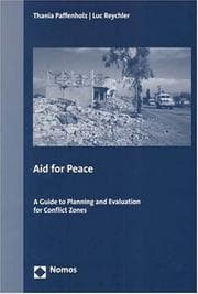 Tapa de Aid for Peace